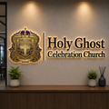 Premium 3D Metal Backlit Sign with custom crest & lettering