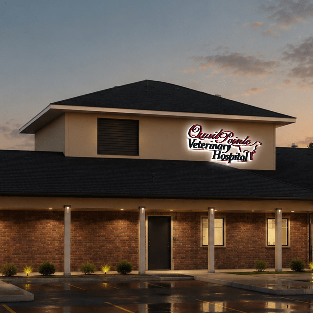 3D Metal backlit Sign - Initial Payment - Kathleen Ford - TheLibertySigns