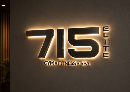 3D Metal Backlit Business Sign | Custom Logo Sign Indoor | Laser Cut Wall Sign | LED Backlit Signage | Personalized Business Sign - TheLibertySigns
