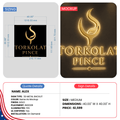 3D METAL BACKLIT - E-PLATED GOLD FINISH - Initial Payment - TheLibertySigns