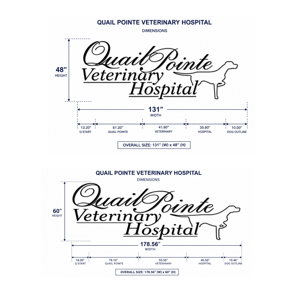 3D Metal backlit Sign - Initial Payment - Kathleen Ford - TheLibertySigns