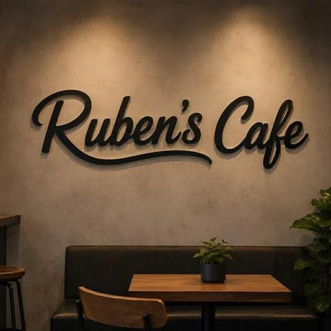 2D Acrylic Sign - 10mm Acrylic - Ruben Cruz - TheLibertySigns