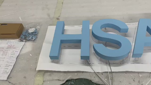 Custom Order For Mackenzie | 3D Metal Backlit sign